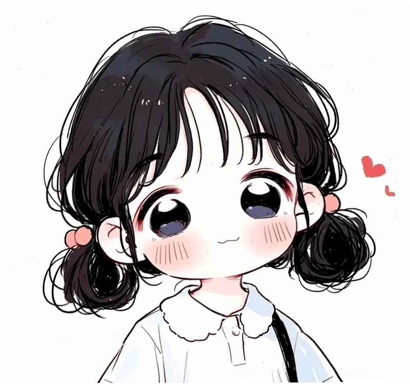 Nhân vật chibi nữ với phong cách anime