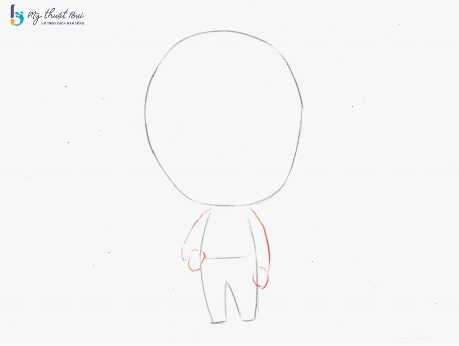 Phác thảo dáng người chibi nam
