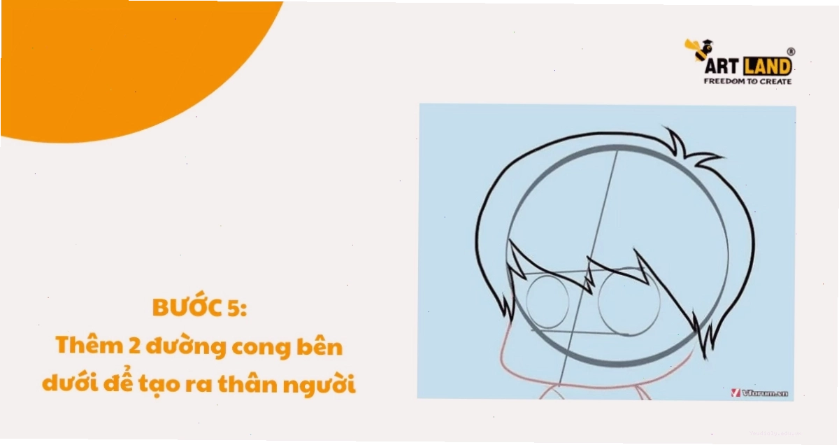 Phân biệt rõ ràng cách tạo khối cho tóc nam và tóc nữ chibi