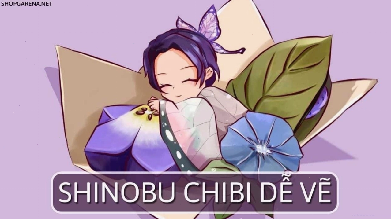 Shinobu Chibi Dễ Vẽ