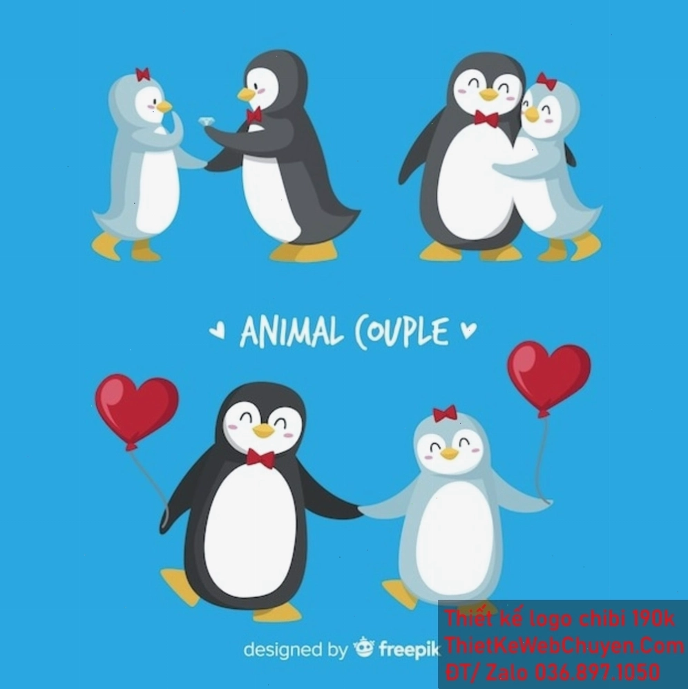 Sự ngộ nghĩnh và đáng yêu của chim cánh cụt chibi trong tranh vẽ