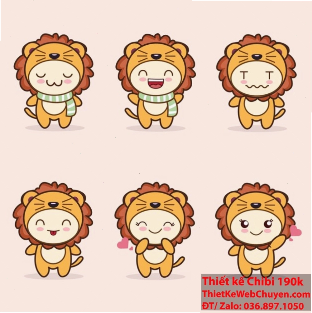 Sư tử Chibi: Bí quyết của niềm vui và sức mạnh nhỏ bé!