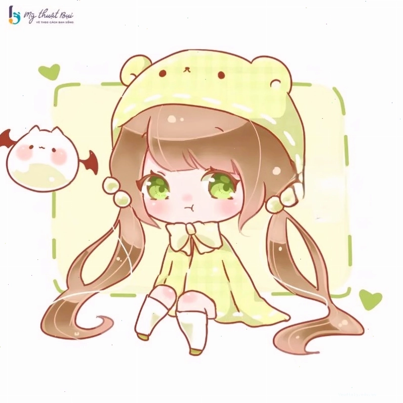 Tạo hình chibi dễ thương với các chi tiết nhỏ