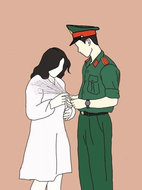 Tình yêu bộ đội chibi