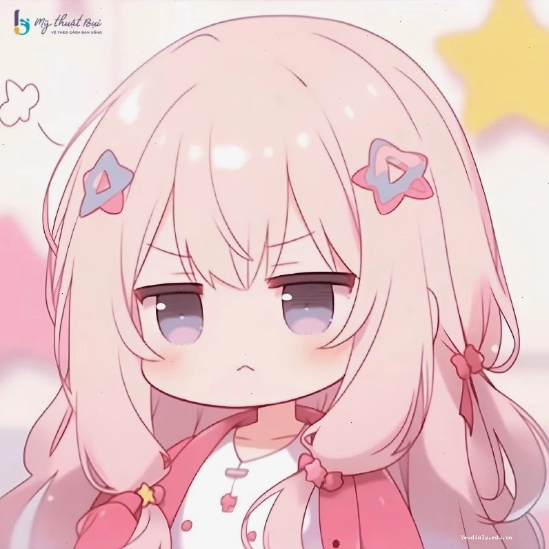 Tô màu chibi với bảng màu pastel