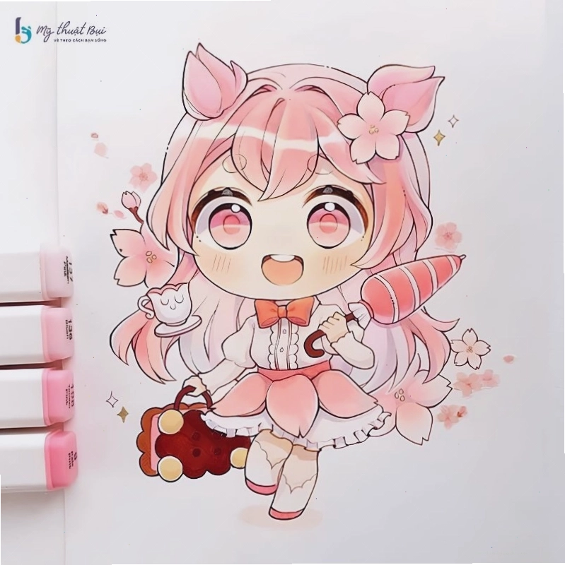 Trang phục và phụ kiện dễ thương cho nhân vật chibi nữ