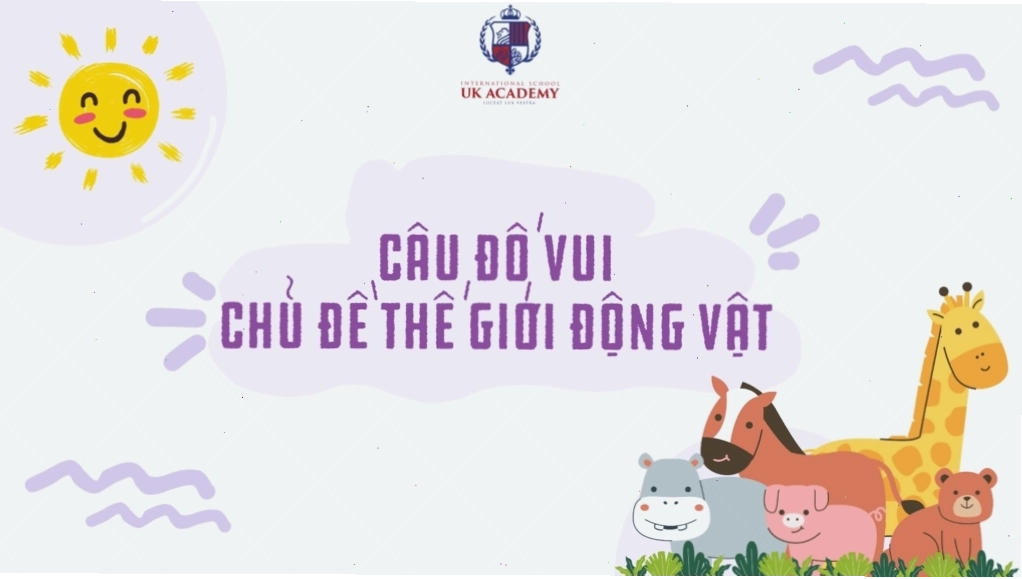 Trẻ được mở rộng tầm hiểu biết về thế giới động vật qua những câu đố hài hước và độc đáo