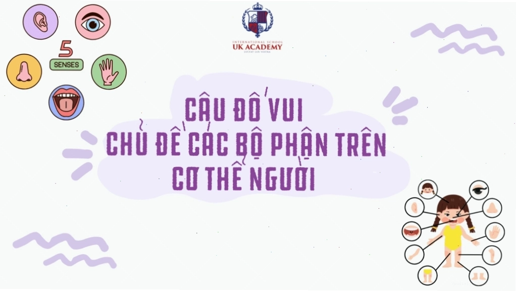 Trẻ học về các bộ phận cơ thể người qua câu đố dân gian