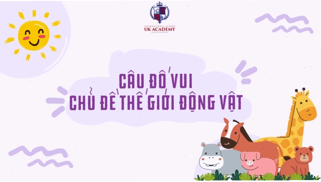 Trẻ mầm non hào hứng tham gia trò chơi đố vui về thế giới động vật