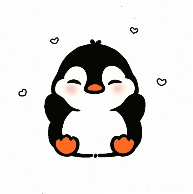 Trọn bộ hình ảnh chim cánh cụt chibi cực kỳ dễ thương