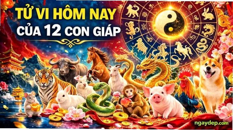Tử vi hôm nay của 12 con giáp