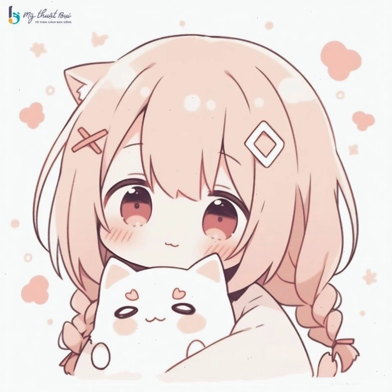 Vẽ đôi mắt to tròn long lanh cho nhân vật chibi