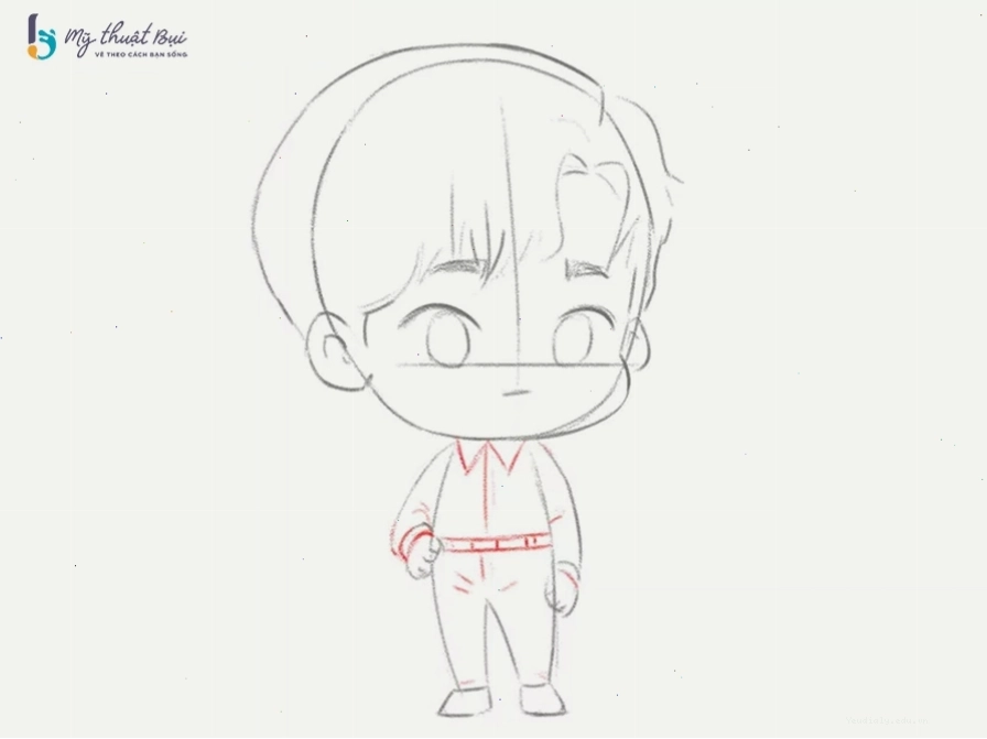 Vẽ quần áo cho chibi nam với các phong cách khác nhau