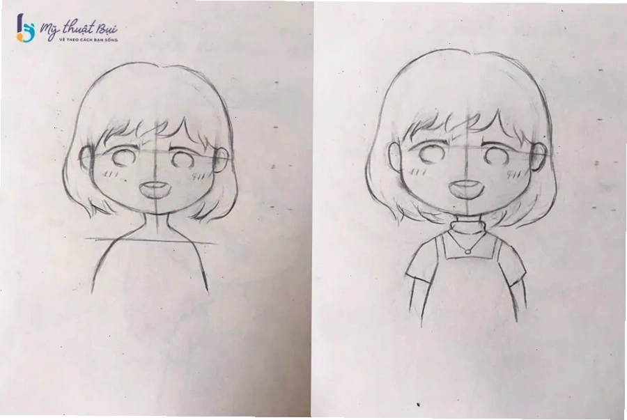 Vẽ trang phục và phụ kiện cho nhân vật Chibi