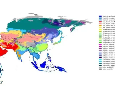 Tìm hiểu về đặc điểm khí hậu Châu Á