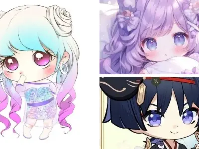 Khám phá bộ ảnh nữ chibi cute siêu dễ thương và sinh động