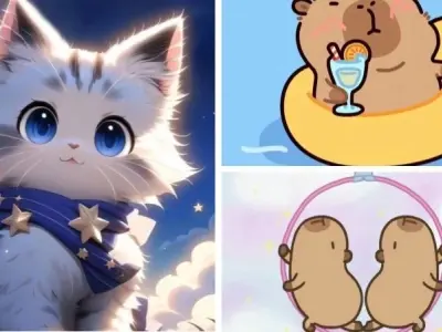 Bộ ảnh avatar cute chibi dễ thương dành cho mọi phong cách