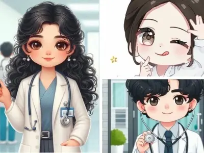 Bộ ảnh chibi bác sĩ dễ thương truyền cảm hứng y khoa