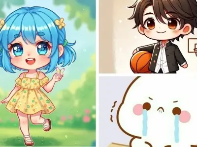 Khám phá bộ ảnh chibi dễ thương mang phong cách ngộ nghĩnh