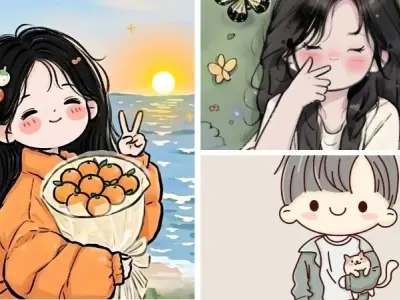 Bộ sưu tập hình chibi dễ vẽ dành cho người mới tập