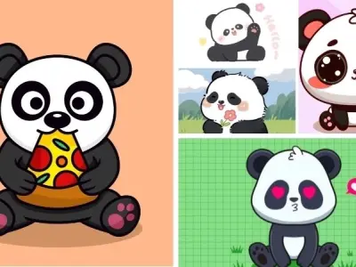 Bộ ảnh chibi panda siêu dễ thương khiến ai cũng yêu thích