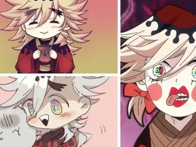 Ngắm trọn bộ ảnh Douma chibi đẹp lạ và cuốn hút