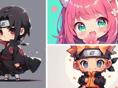 Chiêm ngưỡng bộ hình ảnh anime chibi cute siêu dễ thương