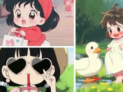 Bộ sưu tập hình ảnh chibi nữ cute siêu dễ thương cực hot