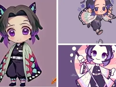 Chiêm ngưỡng hình ảnh Shinobu chibi đẹp và đáng yêu nhất