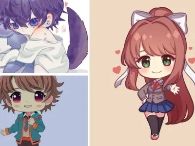 Khám phá bộ hình nền chibi cute đẹp lung linh dễ thương