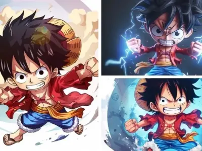 Khám phá bộ ảnh luffy chibi đáng yêu và siêu ngầu