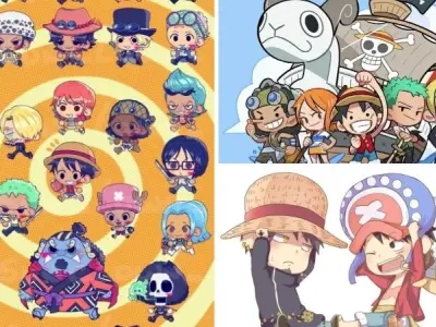 Bộ ảnh one piece chibi cực đáng yêu và đầy màu sắc