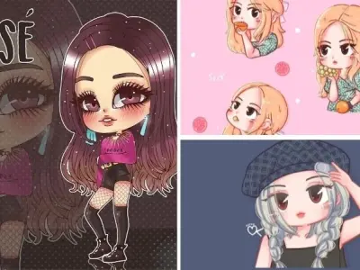 Bộ ảnh Rose chibi siêu dễ thương khiến fan ngắm mãi không chán