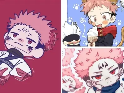 Bộ ảnh Sukuna chibi cực ngầu dành cho fan Jujutsu Kaisen