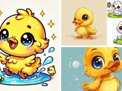 Bộ ảnh vịt chibi siêu dễ thương khiến ai nhìn cũng yêu thích