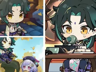 Bộ ảnh Xiao chibi đáng yêu tái hiện vẻ lạnh lùng dễ mến