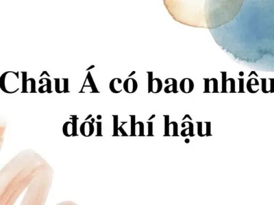 Các đới khí hậu Châu Á cùng sự phân bố địa lý đặc trưng