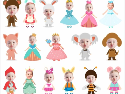 Hình Chibi Ghép Mặt Cho Bé Gái: Tạo Ấn Tượng Đáng Yêu