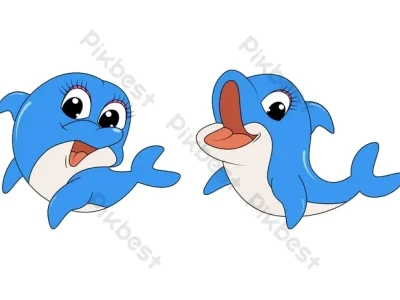Khám phá thế giới cá heo chibi: Avatar và hình nền siêu cute