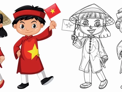 Khám phá thế giới Chibi Áo dài Việt Nam: Vẻ đẹp truyền thống qua lăng kính hoạt hình