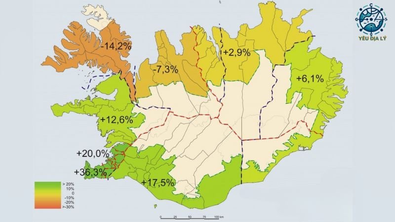 Thông tin về dân số đất nước Iceland