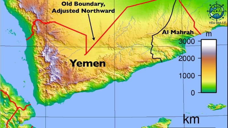 Đặc điểm địa lý của Yemen
