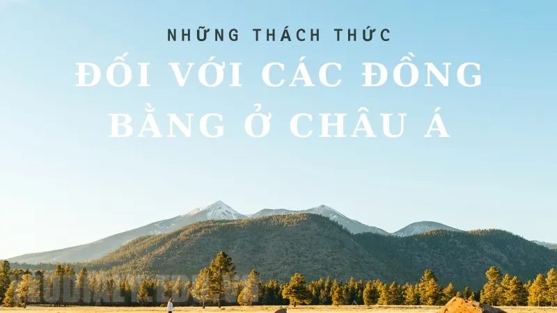 Những thách thức đối với các đồng bằng ở Châu Á